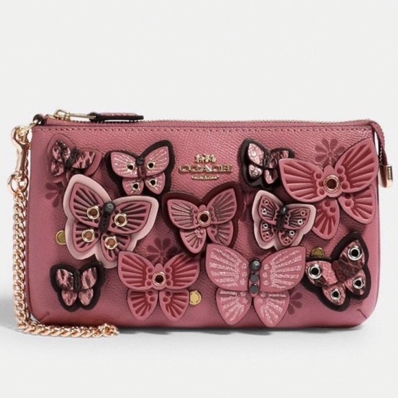 Coach Handbags - NEW Coach Large Butterfly Wristlet